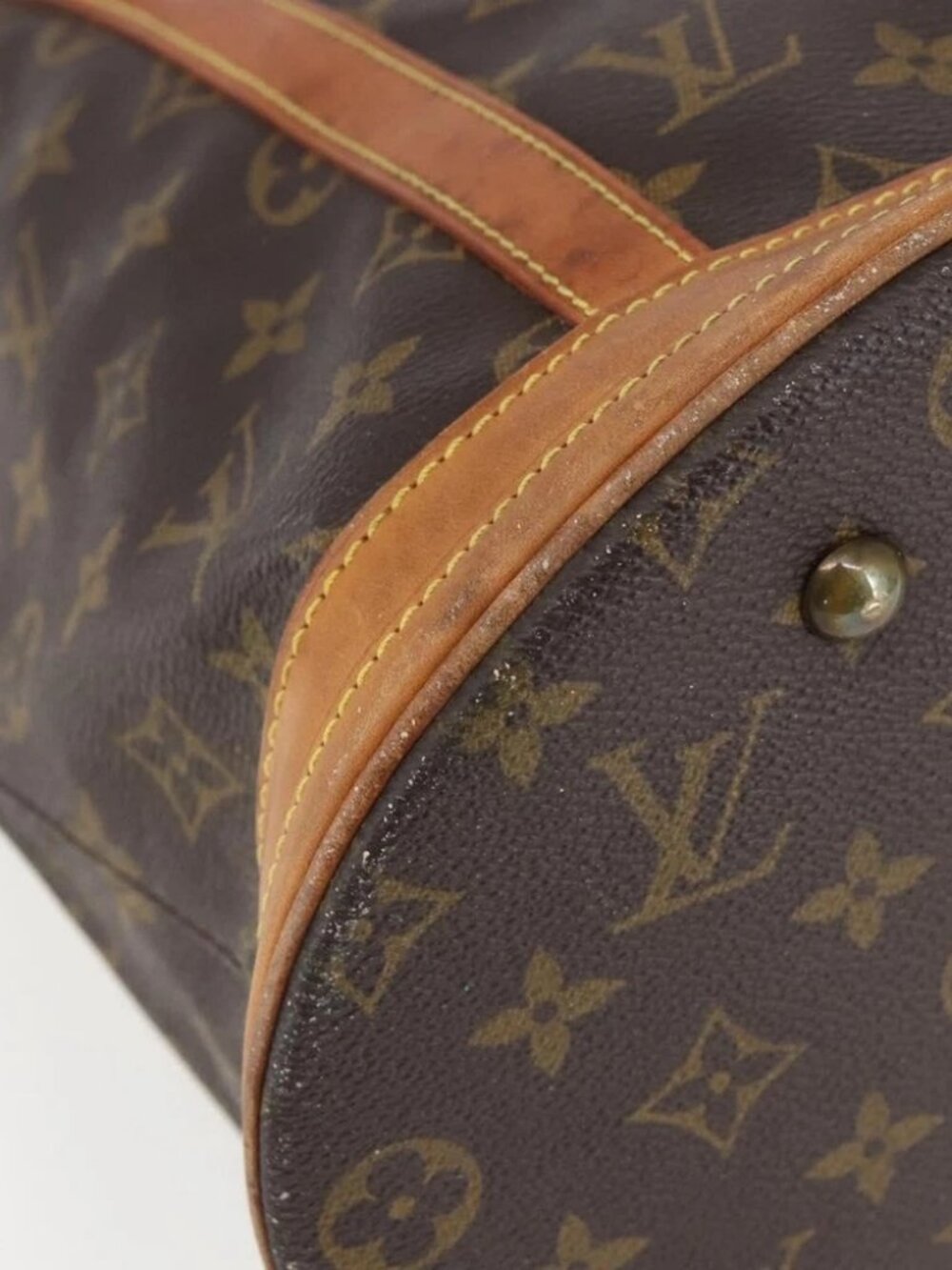 LOUIS VUITTON Monogram Bucket GM Shoulder Bag M42236 LV Auth - Picture 10 of 16